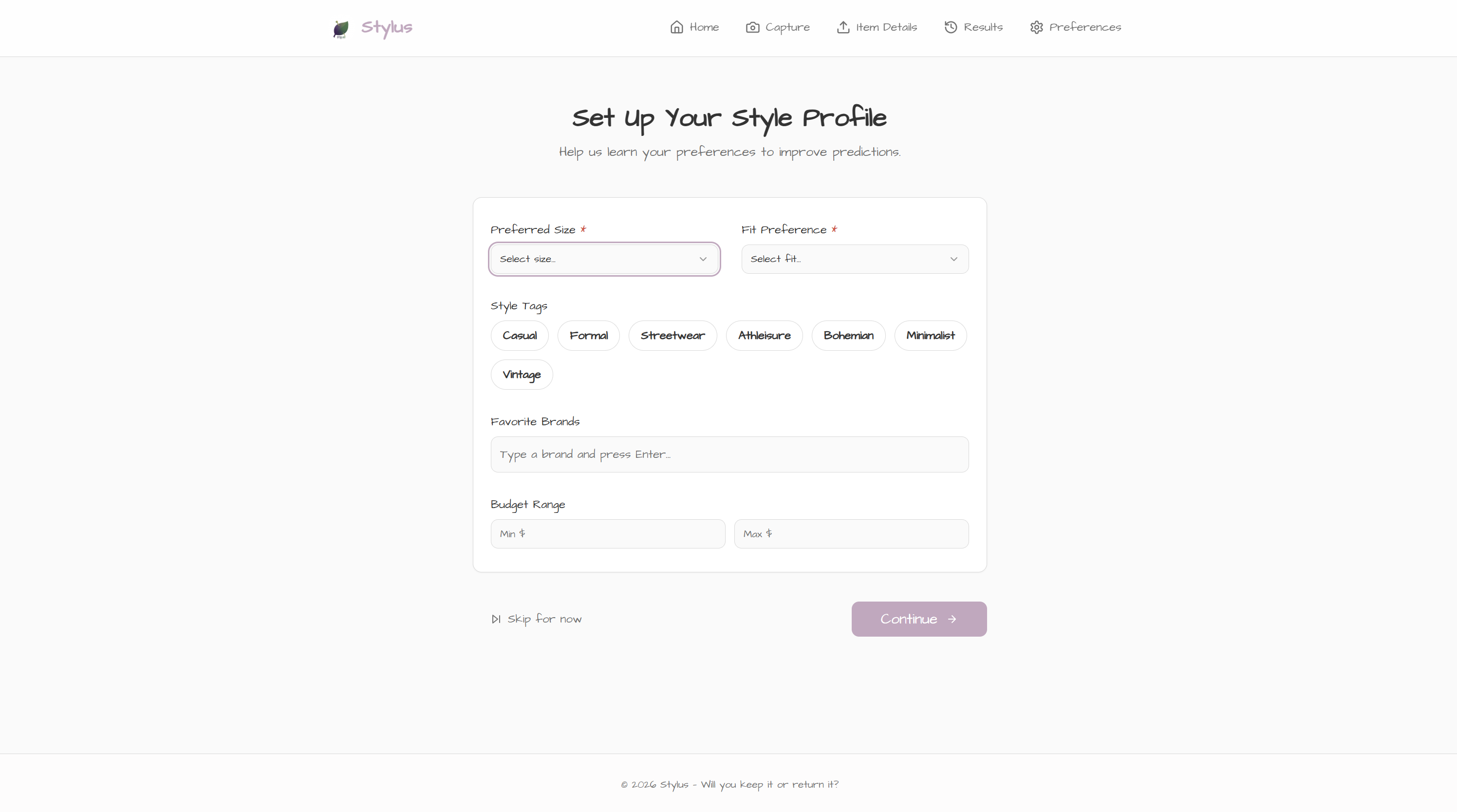 Stylus screenshot